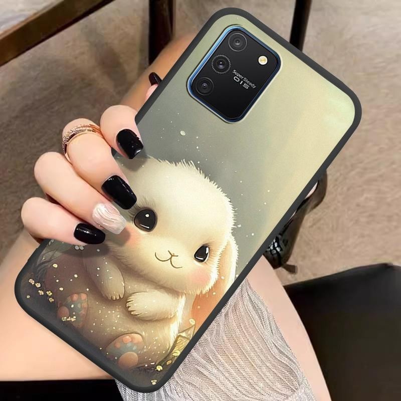 Soft case female Phone Case For Samsung Galaxy A91/M80S/S10 Lite/SM-A915F good luck waterproof Cover Creative youth