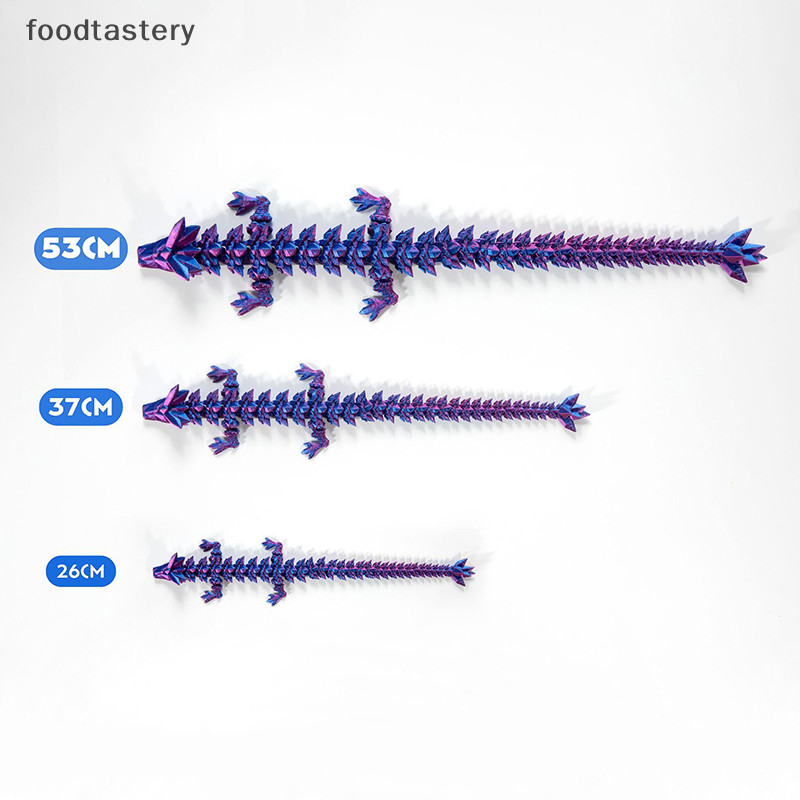 Fty โมเดลมังกรจีน 3D ยืดหยุ่น ของเล่น ของขวัญปีใหม่ สําหรับเด็ก