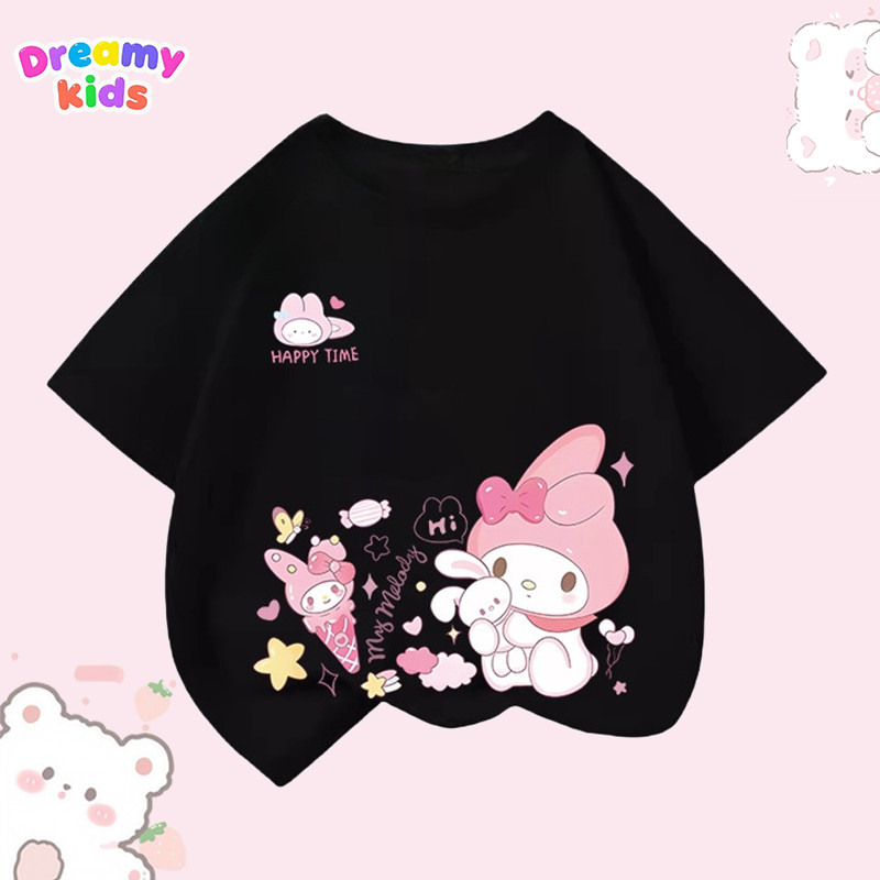 Dreamy Kids 🌼จัดส่งทันที🌼เเสื้อยืดเด็กคอกลมผ้าฝ้าย 100% ลายการ์ตูน การ์ตูน น่ารัก แขนสั้น สไตล์เกาหลี - รูปที่ 2