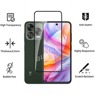 Nubia V80 Design 4G Nubia V70 Design 4G 2in1 กระจกนิรภัยฟิล์มสําหรับ ZTE Blade V70 Design BladeV70 4G ป้องกันหน้าจอนุ่ม HD เลนส์กล้องฟิล์มสําหรับ ZTE Nubia V70 4G ป้องกันหน้าจอฟิล์มโทรศัพท์