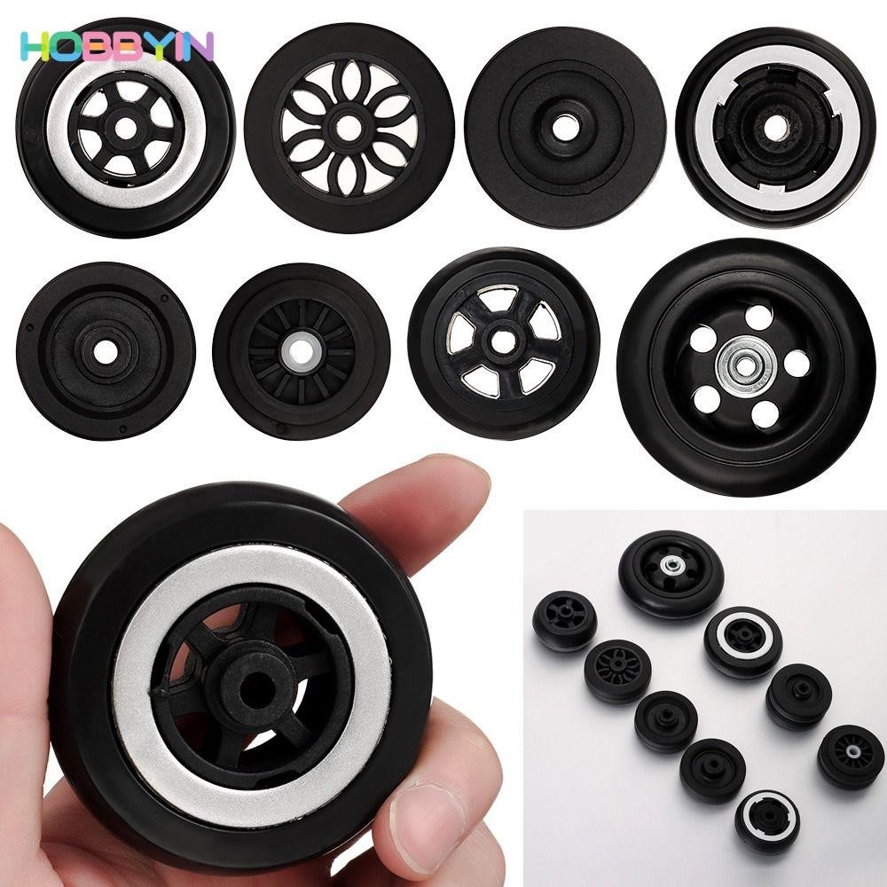 HOBBYIN อะไหล่ล้อกระเป๋าเดินทาง ทนทาน DIY แบบเปลี่ยน สําหรับกระเป๋าเดินทาง 2 ชิ้น