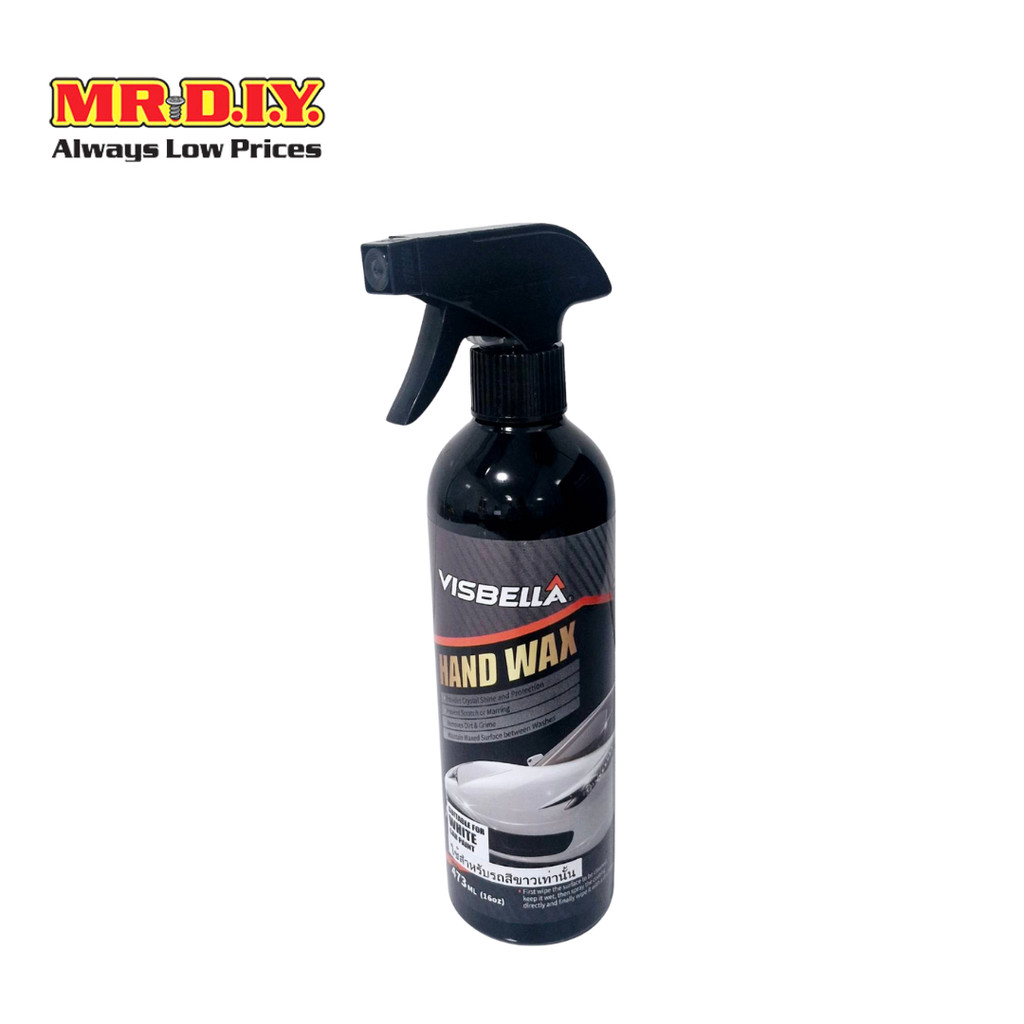 VISBELLA น้ำยาแว๊กซ์รถยนต์ สำหรับรถสีขาว ขนาด 473 มล.