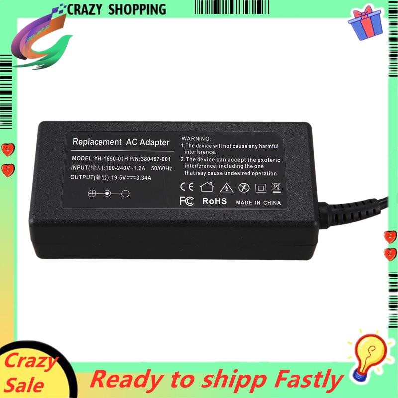 19.5v 3.34A 65W AC Adapter แล็ปท็อปชาร์จสําหรับ Dell Inspiron 15 3000 5000 Series 15 3552 3558 5567 แหล่งจ่ายไฟ 4.5X3.0