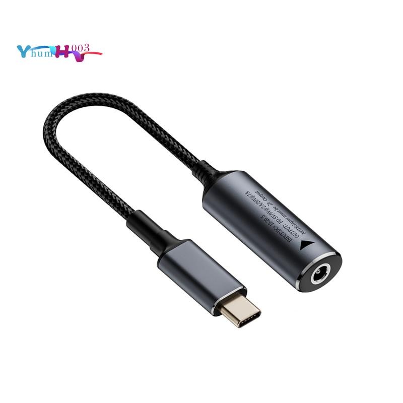 [yhumh003]140W Dc Laptop Charger 5V 9V 20V DC 5.5x2.5mm Female to USB C Type C PD Power Adapter Converter Fast Charging Cable