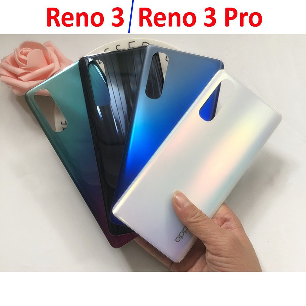 คุณภาพสูงใหม่ปกหลังแบตเตอรี่สําหรับ OPPO Reno 3 Pro Reno3 5G Reno3pro ประตูด้านหลังกรณีเชลล์โทรศัพท์ฝาปิดเปลี่ยน 4UWJ