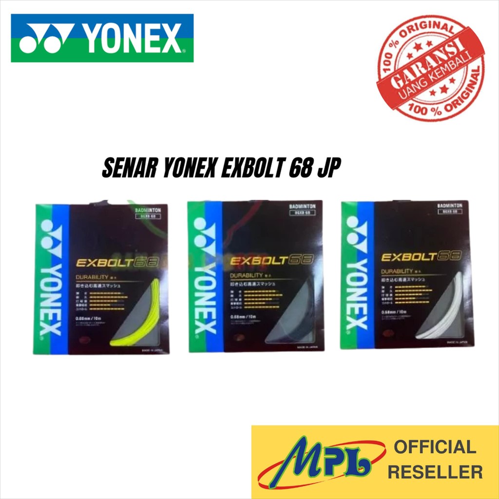 YONEX EXBOLT 68 JP BADMINTON STRINGS