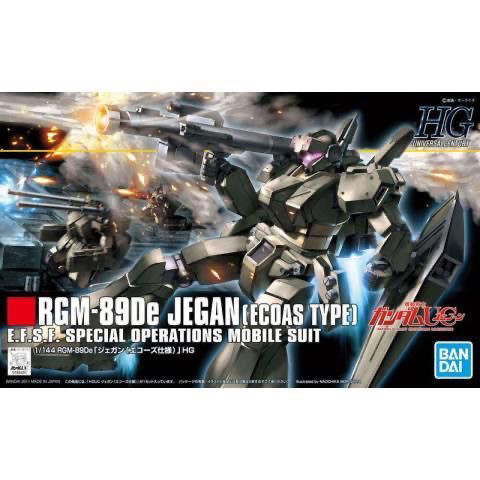 Spot) Bandai HGUC 123 RGM-89De Jegan สายลับ Jigang Jigang รุ่นประกอบ