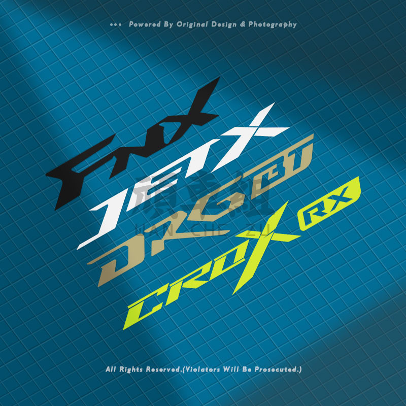 Sanyang FNX CROX DRG BT JET X รถจักรยานยนต์สติกเกอร์รถจักรยานยนต์สติกเกอร์ตกแต่งร่างกายกันน้ําสะท้อน