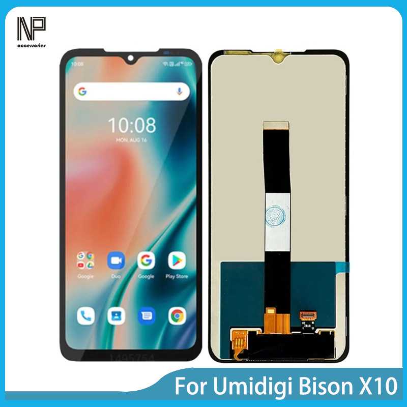 สําหรับ UMIDIGI Bison X10 จอแสดงผล LCD หน้าจอสัมผัสสําหรับ Umidigi Bison X10 Pro LCD