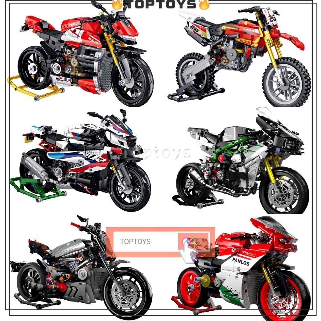 โมเดลรถจักรยานยนต์ Ducati Suzuki Yamaha DIY ของเล่นสําหรับเด็ก