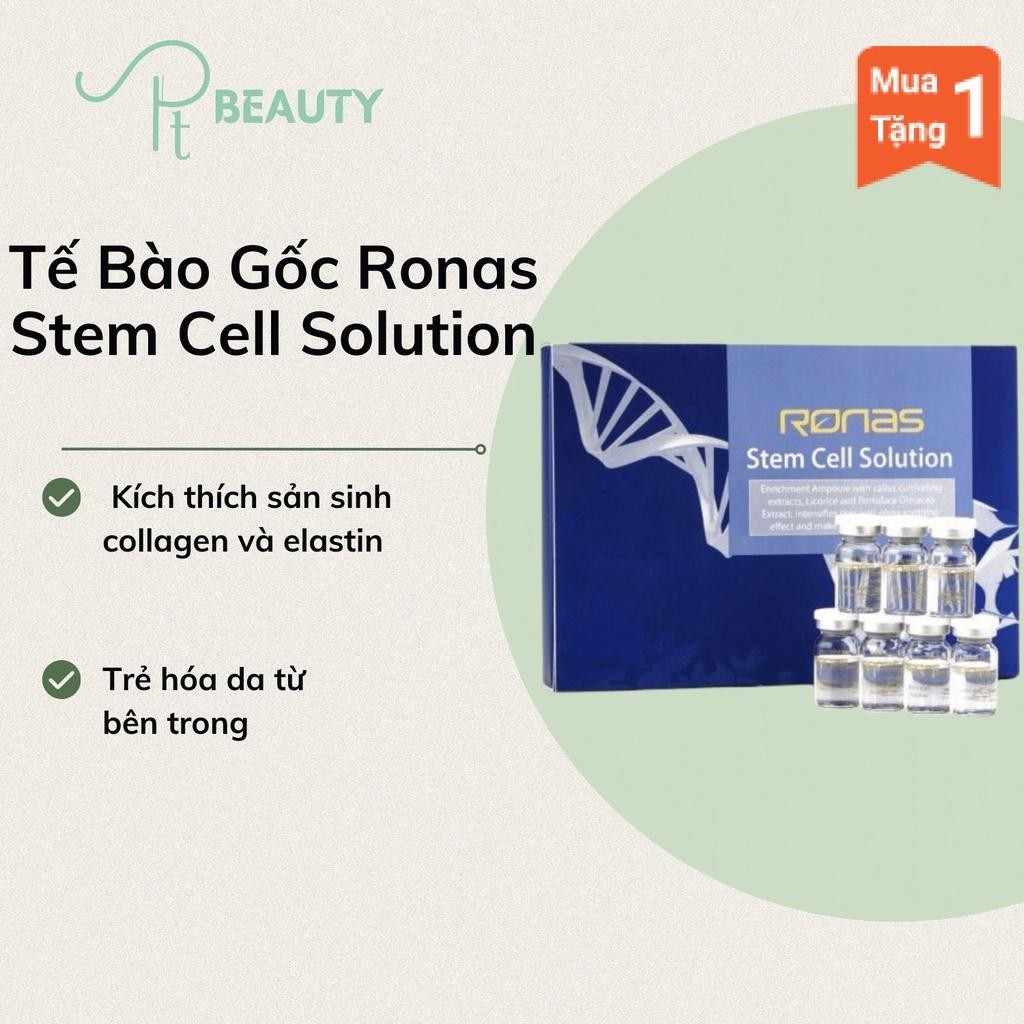 Ronas Stem Cell Solution สําหรับรอยแผลเป ็ น Darkening - กล ่ องสีเขียว 10 ขวด