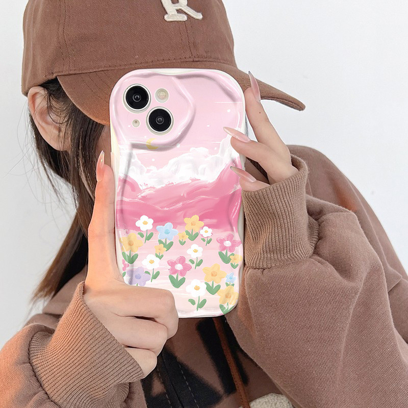 คลื่น เเคสโทรศัพท์ For Samsung A12 A14 A22 A13 A04S A52 A52S A34 A54 A23 A21S A24 A25 A30 A20 A50 A05 A30S A50S A51 A53