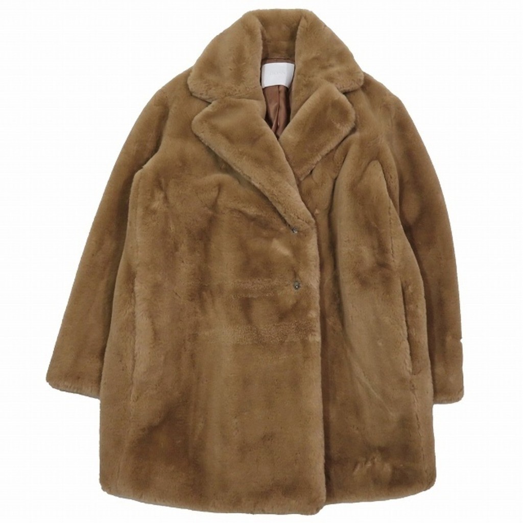 Extremely beautiful Hugo Boss HUGO BOSS faux fur chester coat Direct from Japan Secondhand