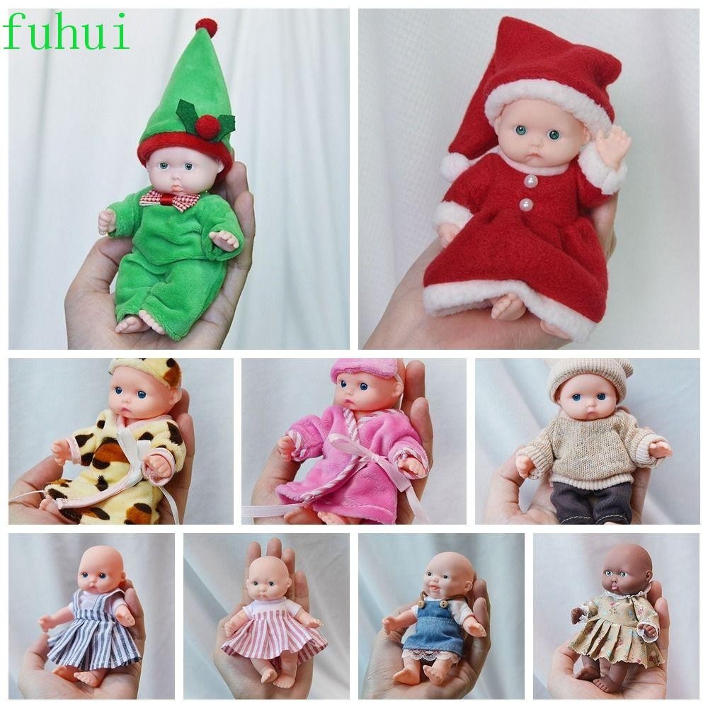 Fuhui ชุดนอนตุ๊กตาเด็กแรกเกิด ซิลิโคน 12 ซม. 1 ชุด