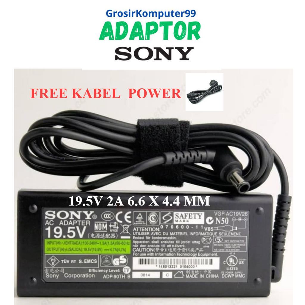 SONY VAIO 19.5V 2A 6.5X4.4 แท่นชาร์จ