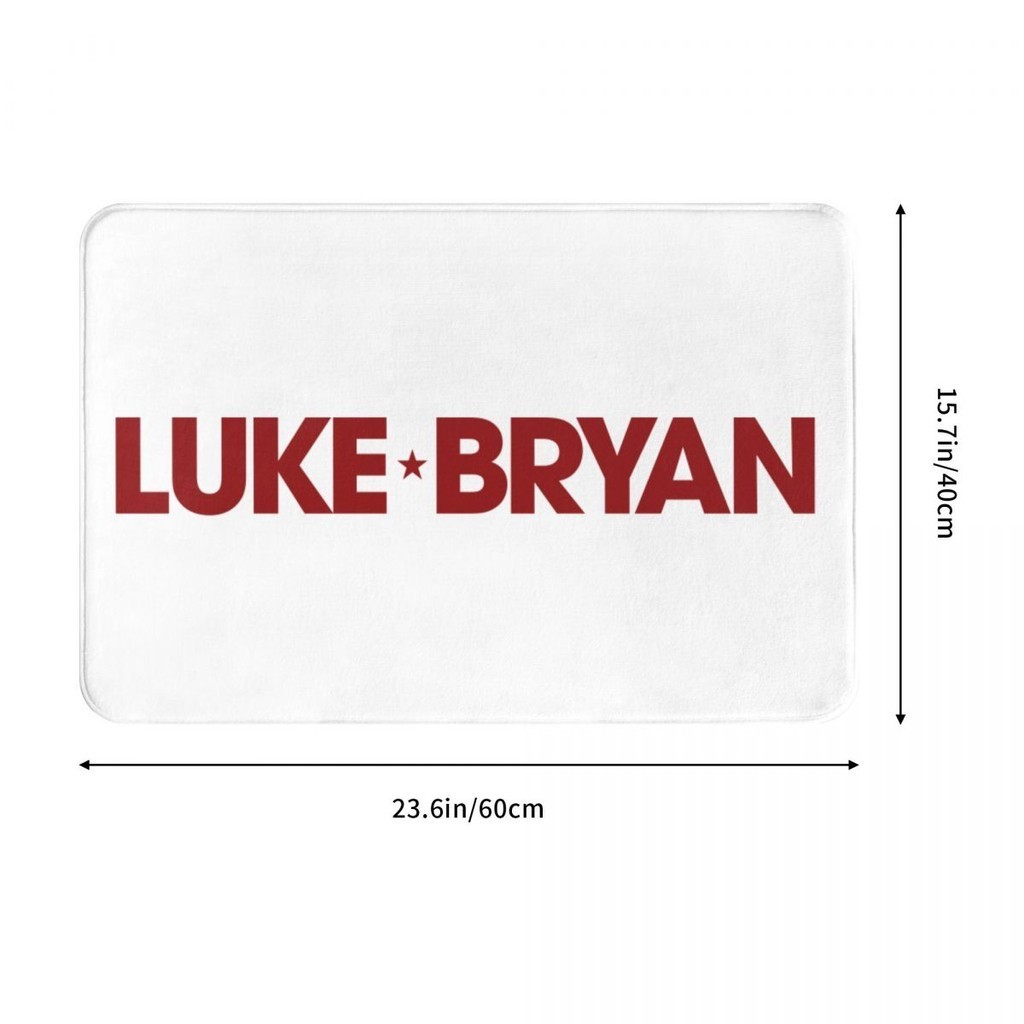 ใหม่ Luke Bryan พรมเช็ดเท้า ผ้าสักหลาด กันลื่น ดูดซับน้ําได้ดี แห้งเร็ว สําหรับห้องน้ํา ห้องนั่งเล่น ห้องนอน โซฟา พื้นห้องน้ํา 16x24 นิ้ว พร้อมส่ง