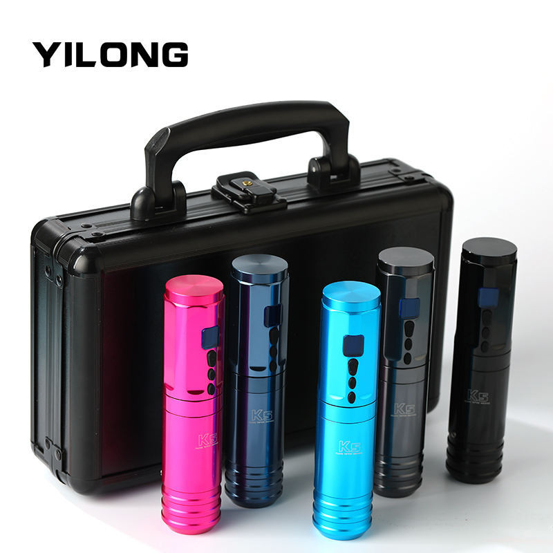 Yilong K3 ปากกาสักคิ้วไร้สาย RCA พร้อมแบตเตอรี่สองก้อน