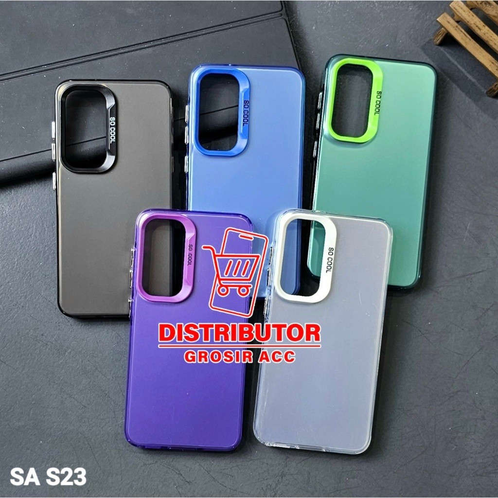 Liliho ACC SAMSUNG A23 CASE IMD PLATE HOLOGRAM CASE SOCOOL SAMSUNG A23 SOFTCASE ใหม่ล่าสุด HYBRID