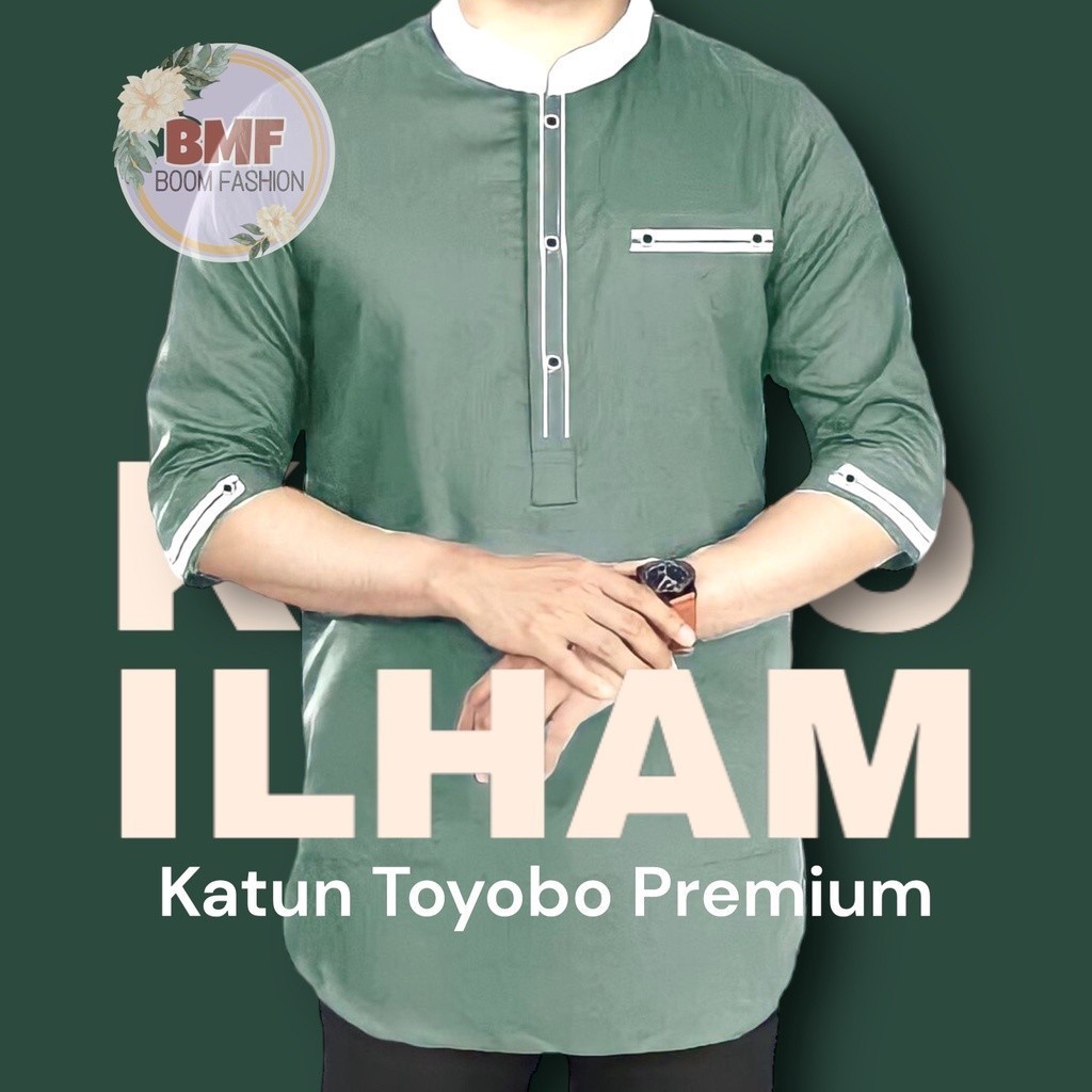 Boom - Koko Kurta Ilham L, XL,XXL/ เสื้อผ้ามุสลิม ผู้ชาย / ผู้ชาย Koko Kurta / ผู้ใหญ่ แฟชั่น Koko / ผู้ชาย