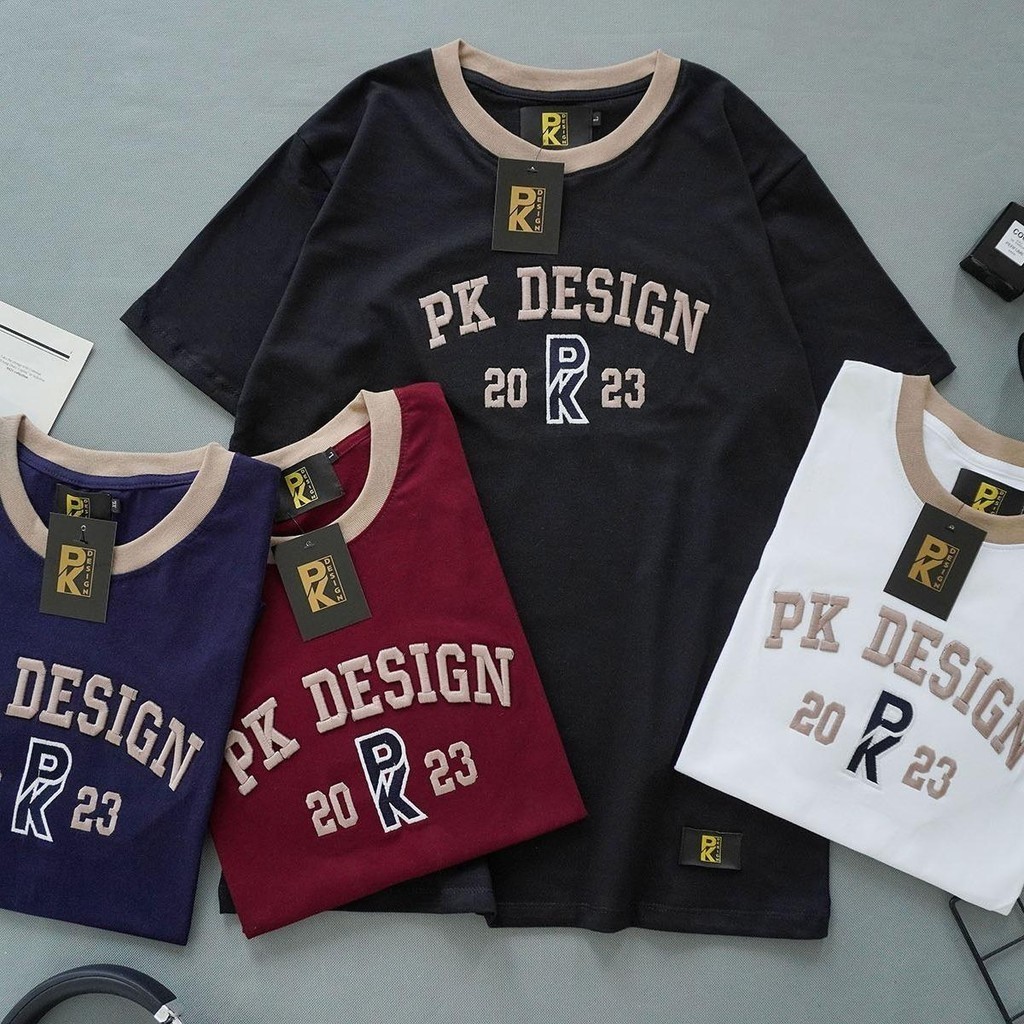 เสื้อยืดคอกลม ปักอก แขนสั้น PK3 Man ผู้ชาย