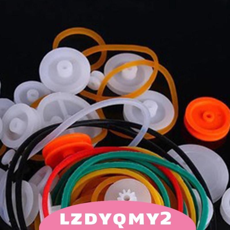 [Lzdyqmy2] ชุดเฟืองสายพานรอก มอเตอร์หุ่นยนต์ สําหรับรถบังคับ DIY 1 ชุด