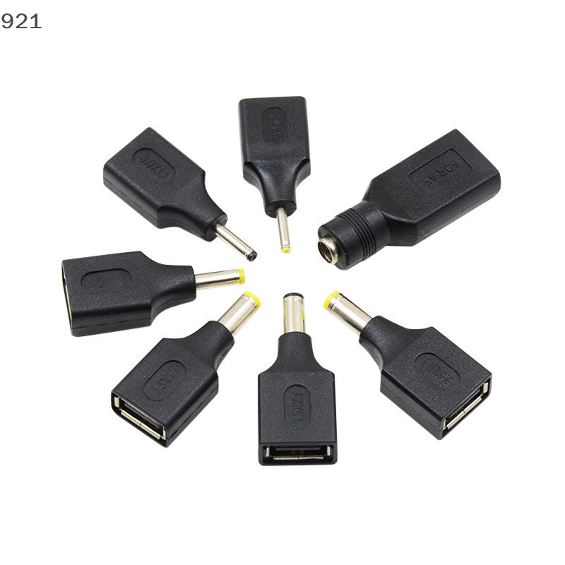 Nuannuaaa อะแดปเตอร์แจ็คเชื่อมต่อแล็ปท็อป แท็บเล็ต Micro USB 2.0 ตัวเมีย เป็น DC 2.5x0.7 3.5x1.35 4.0x1.7 5.5x2.1 5.5x2.5 มม. 5V ตัวผู้ สีดํา สินค้าใหม่