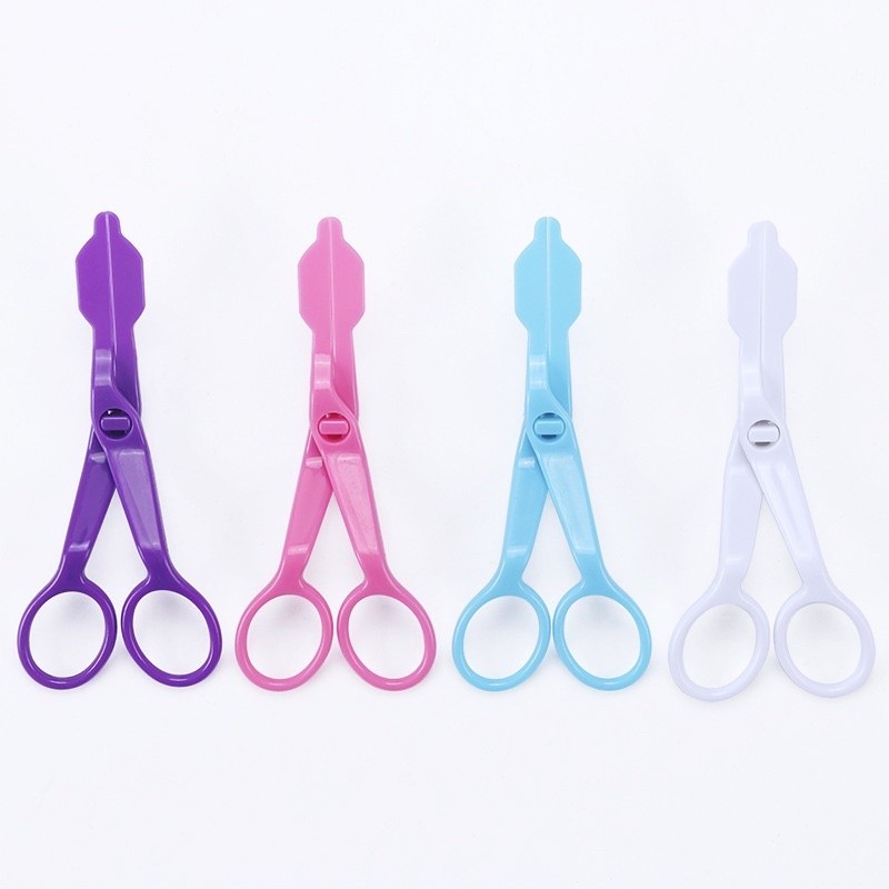 Bakery D'VER ❤️ กรรไกรยกดอกครีม กรรไกรตัดครีม กรรไกรพลาสติกยกดอกครีม