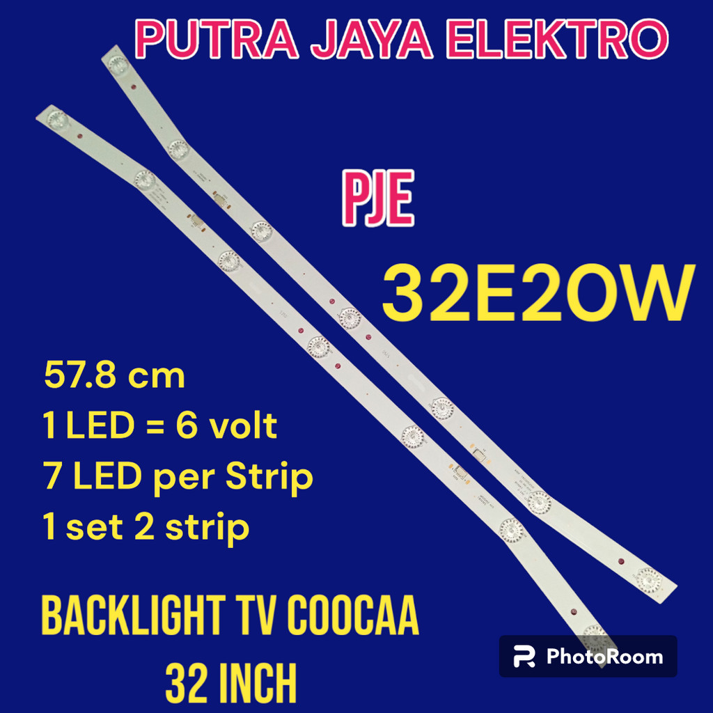 Coocaa หลอดไฟ LED 32INC 32E20W 32E20W 7K 6V 7 ปุ่ม LED 6 โวลต์ COCA COKA KOCA 32E 32INC 32IN 32INCH 32 นิ้ว 7 ปุ่ม 6V