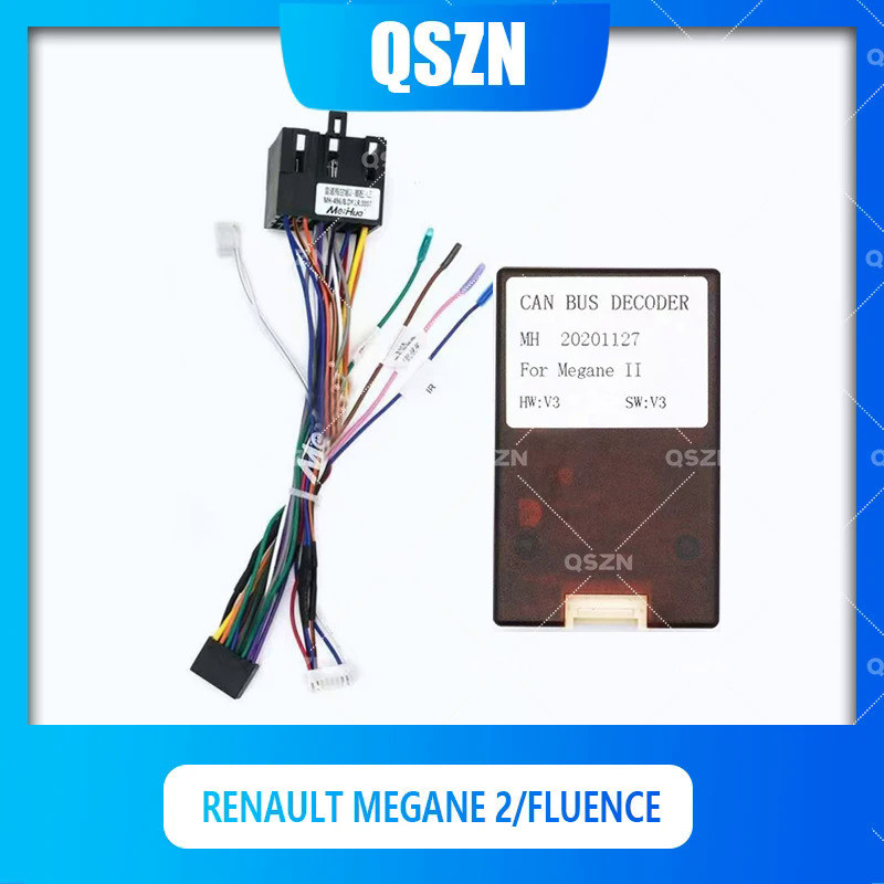 อะแดปเตอร์กล่องวิทยุรถยนต์ สําหรับ Renault MEGANE 2 FLUENCE Android 2 Din