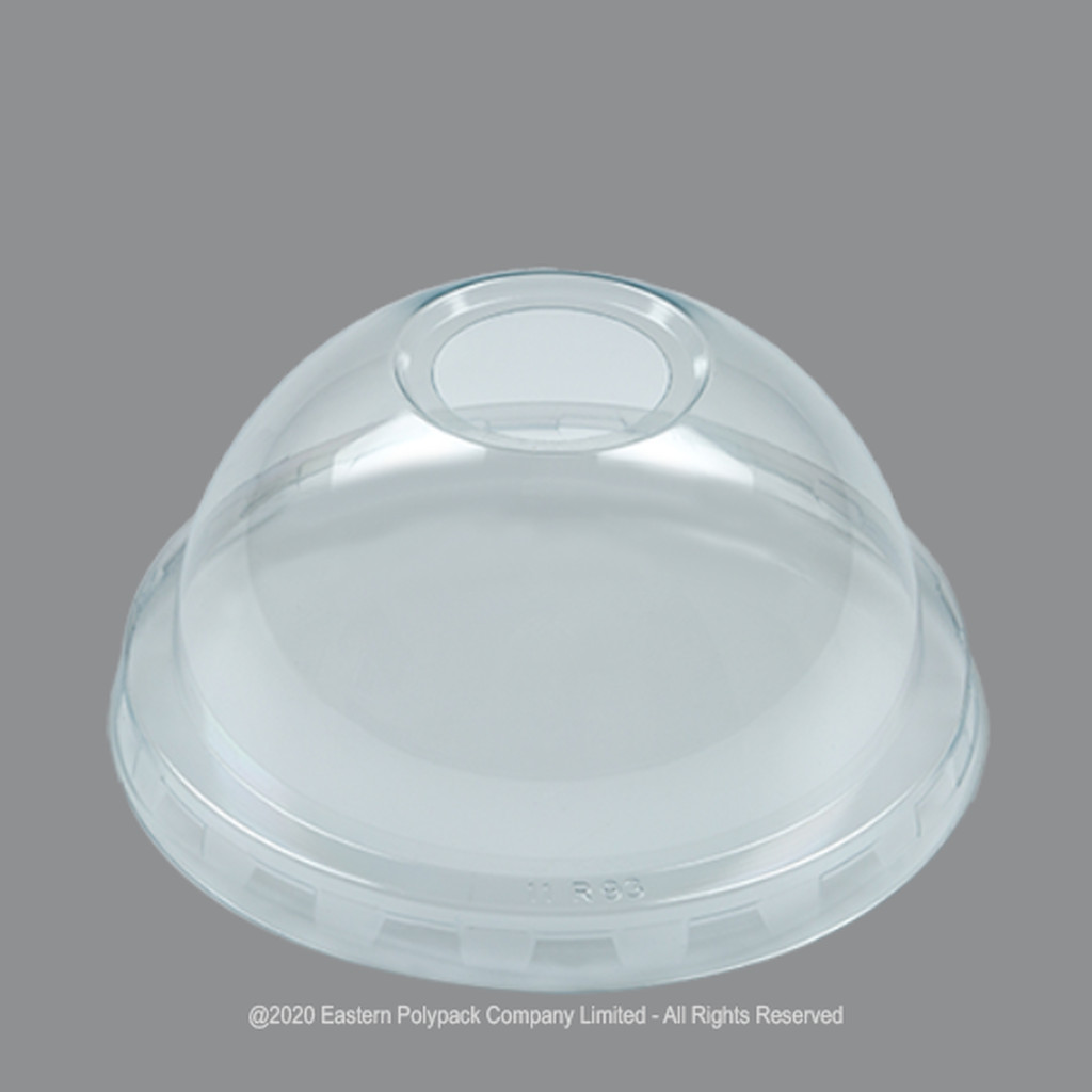 ฝาโดม 93 mm. PET เจาะรู (50 ใบ/ห่อ) (EPP) (09-1705)