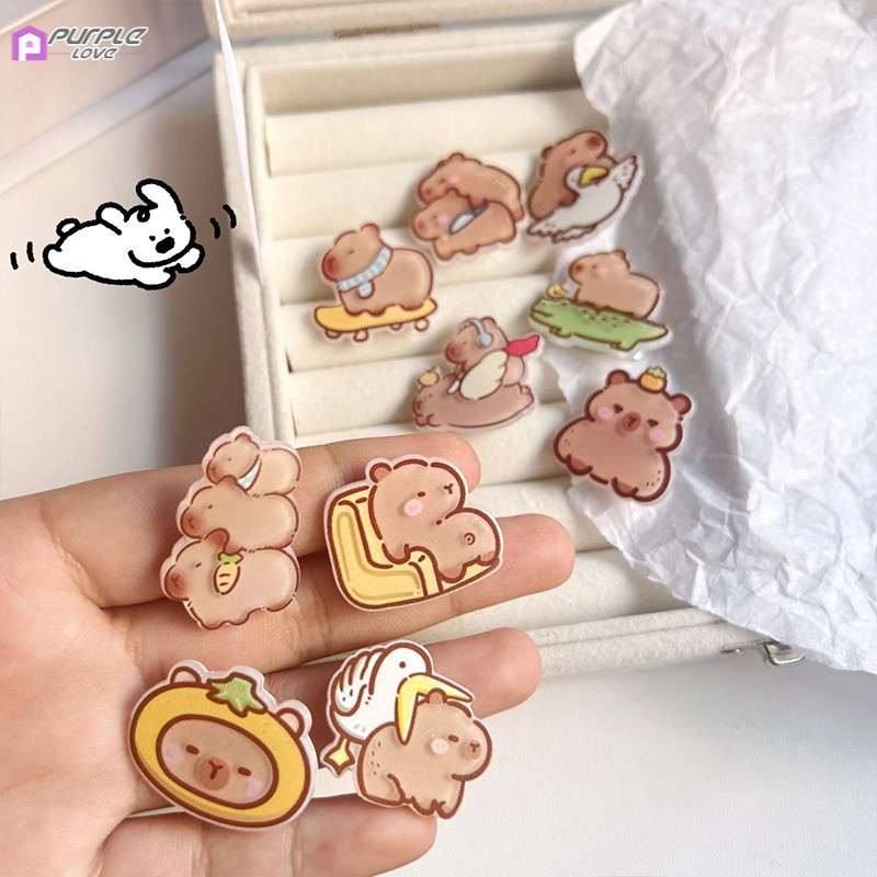 Capybala กิ๊บติดผม ลายการ์ตูนน่ารัก สร้างสรรค์ เครื่องประดับแฟชั่น