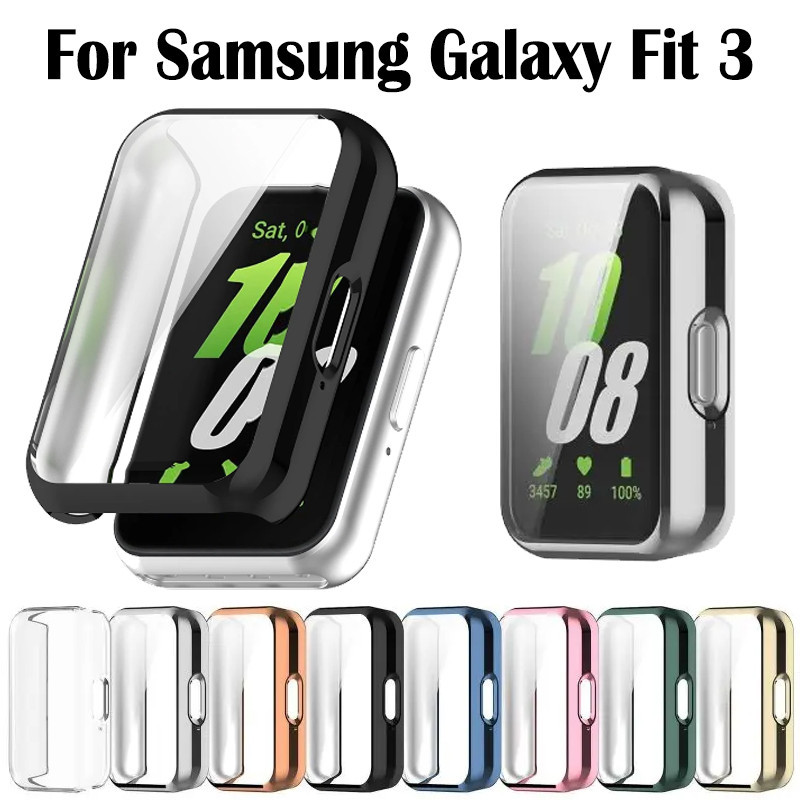 เคสซิลิโคน TPU แบบนิ่ม สําหรับ Samsung Galaxy Fit 3 Fit3 Smartwatch
