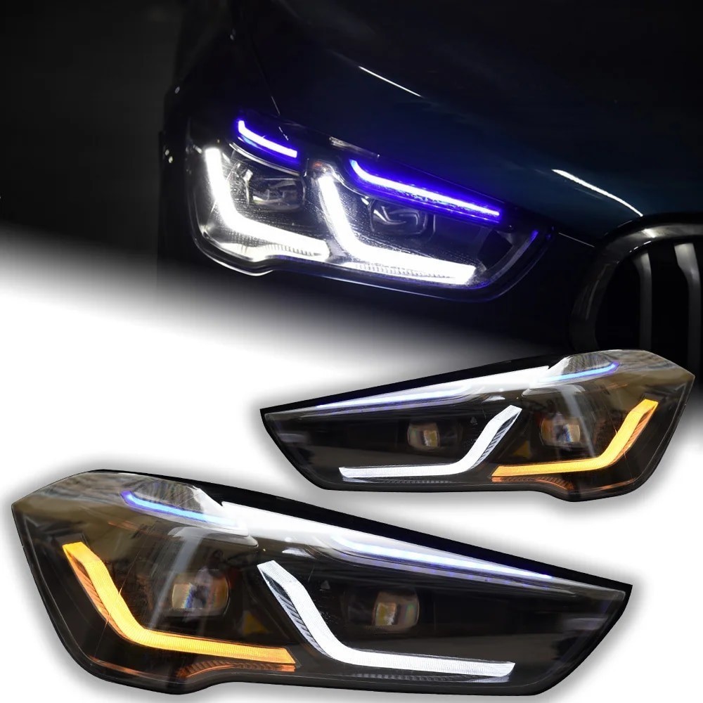 Car Lights for BMW X1 LED Headlight Porjector Lens 2017-2021 F48 Head Lamp F49 Front DRL Signal Auto