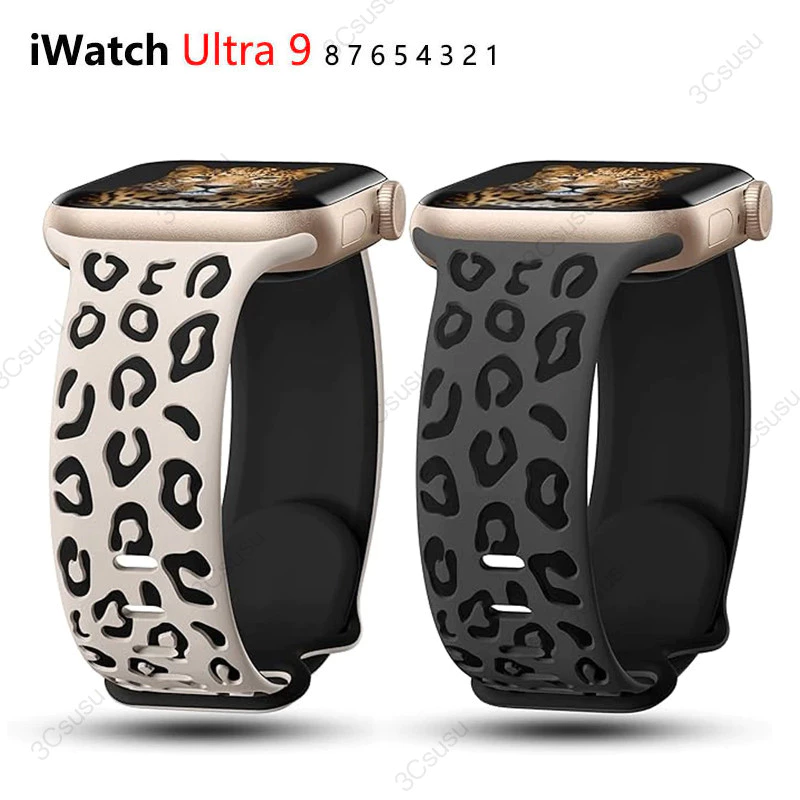 สายนาฬิกาข้อมือซิลิโคน สําหรับ Apple Watch 45/44/42/41/40 มม. 49 มม. 44 มม. Series 8 9 7 SE 6 5 4 3 Ultra 2