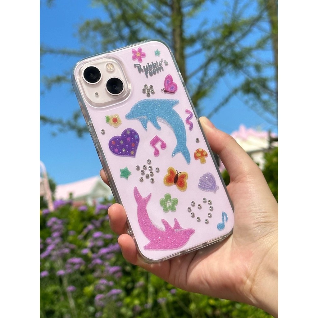 เคสโทรศัพท์มือถือแบบใส กันกระแทก ลายสัตว์น่ารัก เรียบง่าย สําหรับ Iphone 14Pro 13Plus 12 11 13ProMax 7 8Plus xr XS Xsmax