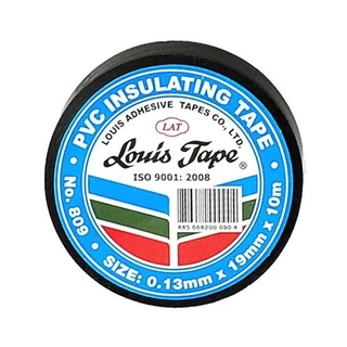 **ราคาต่อ 1 ม้วน** เทปพันสายไฟ Louis Tape กว้าง 19มม. ยาว 10เมตร ทนแรงดันไฟฟ้าได้ถึง 600 Volts OIL8448