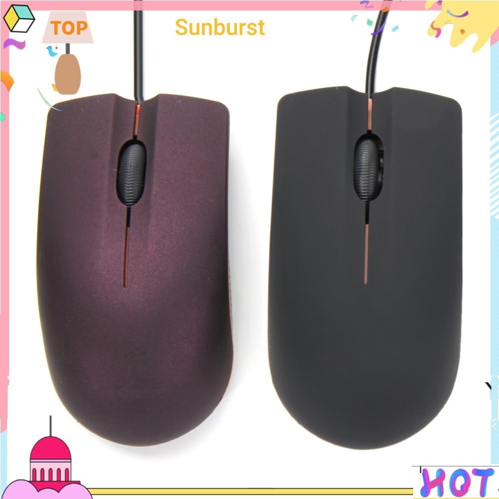 เมาส์ออปติคอล แบบใช้สาย USB 3D ขนาดเล็ก สําหรับคอมพิวเตอร์ แล็ปท็อป PC [Sunburst11.th]