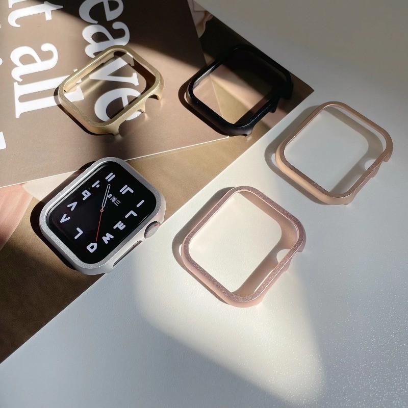 เคสโลหะอลูมิเนียม สําหรับ Apple Watch Series 9 8 7 41 มม. 45 มม. iWatch 6 SE 40 มม. 44 มม.