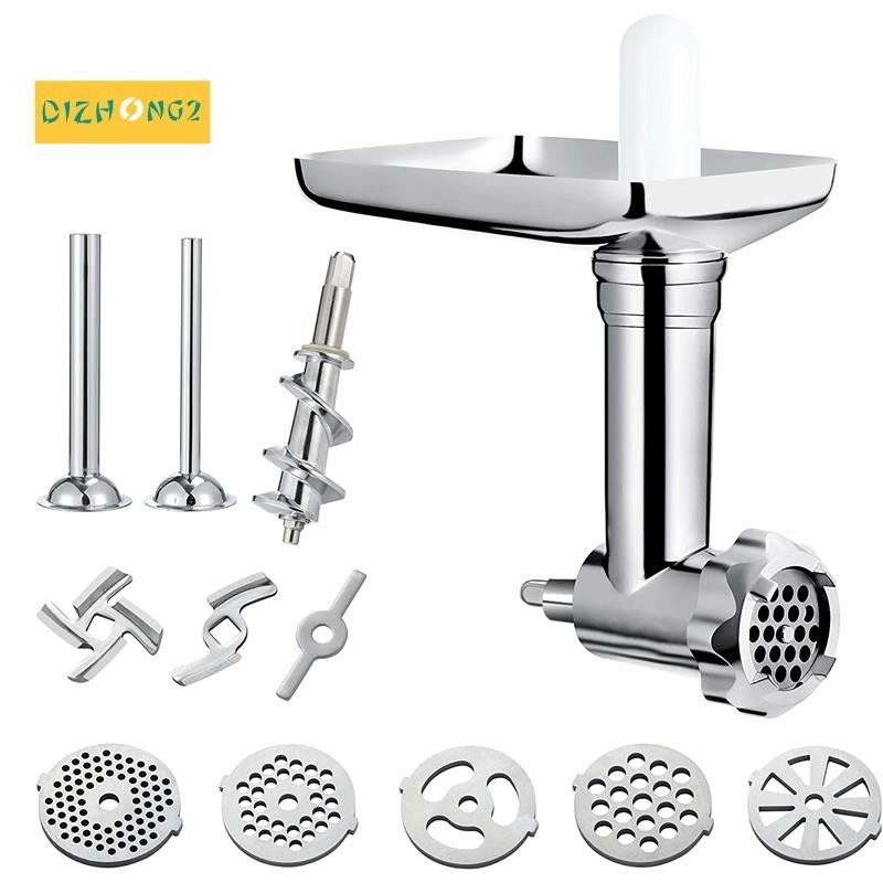 [dizhong2] อุปกรณ์เสริมเครื่องบดเนื้อสัตว์ ทนทาน สําหรับ KitchenAid Bench Mixers พร้อมไส้กรอก หลอดอาหาร