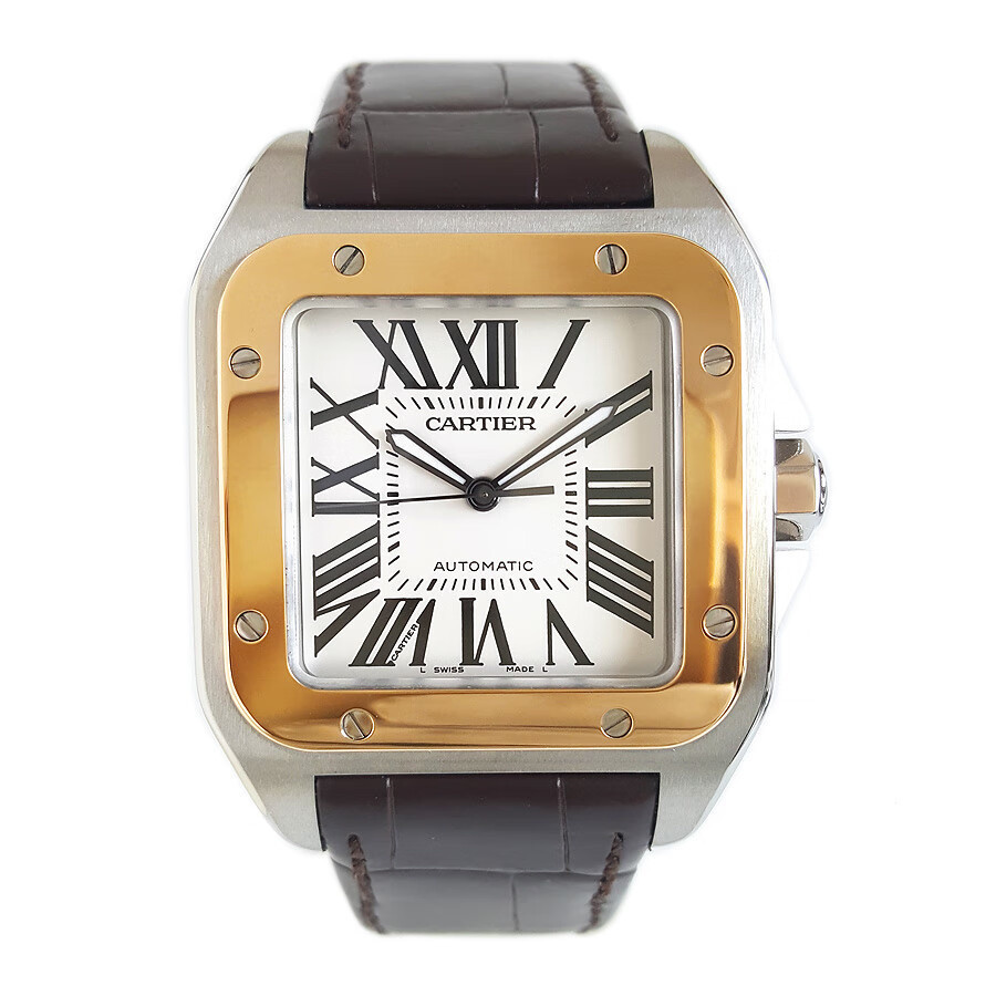 Cartier Santos นาฬิกาข้อมืออัตโนมัติ สําหรับผู้ชาย w20072x7 Cartier