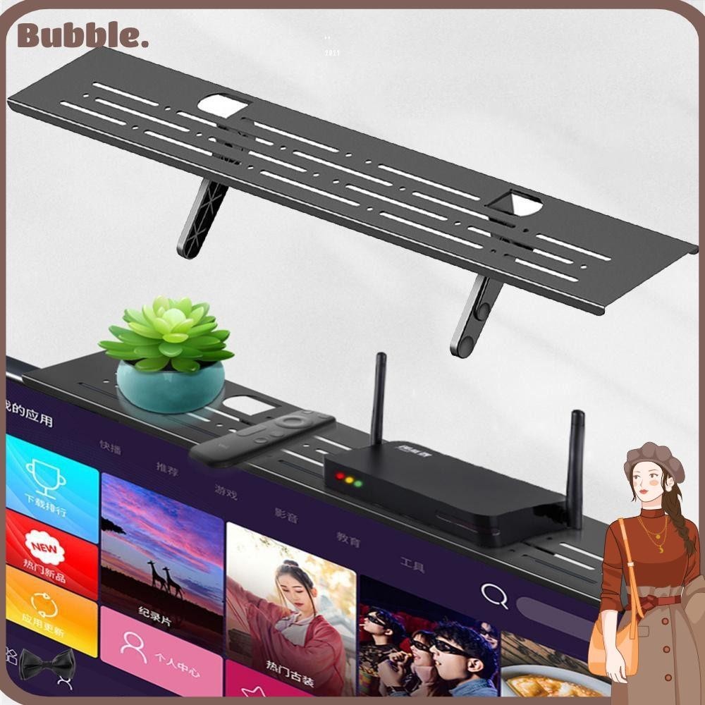 Bubble ชั้นวางทีวี ชั้นวางเราเตอร์ ชั้นวางคอมพิวเตอร์ บ้าน ออฟฟิศ ประหยัดพื้นที่ จัดระเบียบจอมอนิเตอร์ แบบสากล