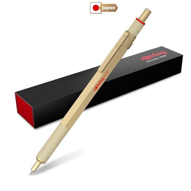 【ส่งตรงจากญี่ปุ่น】ROTRING 600 ปากกาลูกลื่น สีทอง หรูหรา 2183911 สินค้าของแท้จากญี่ปุ่น