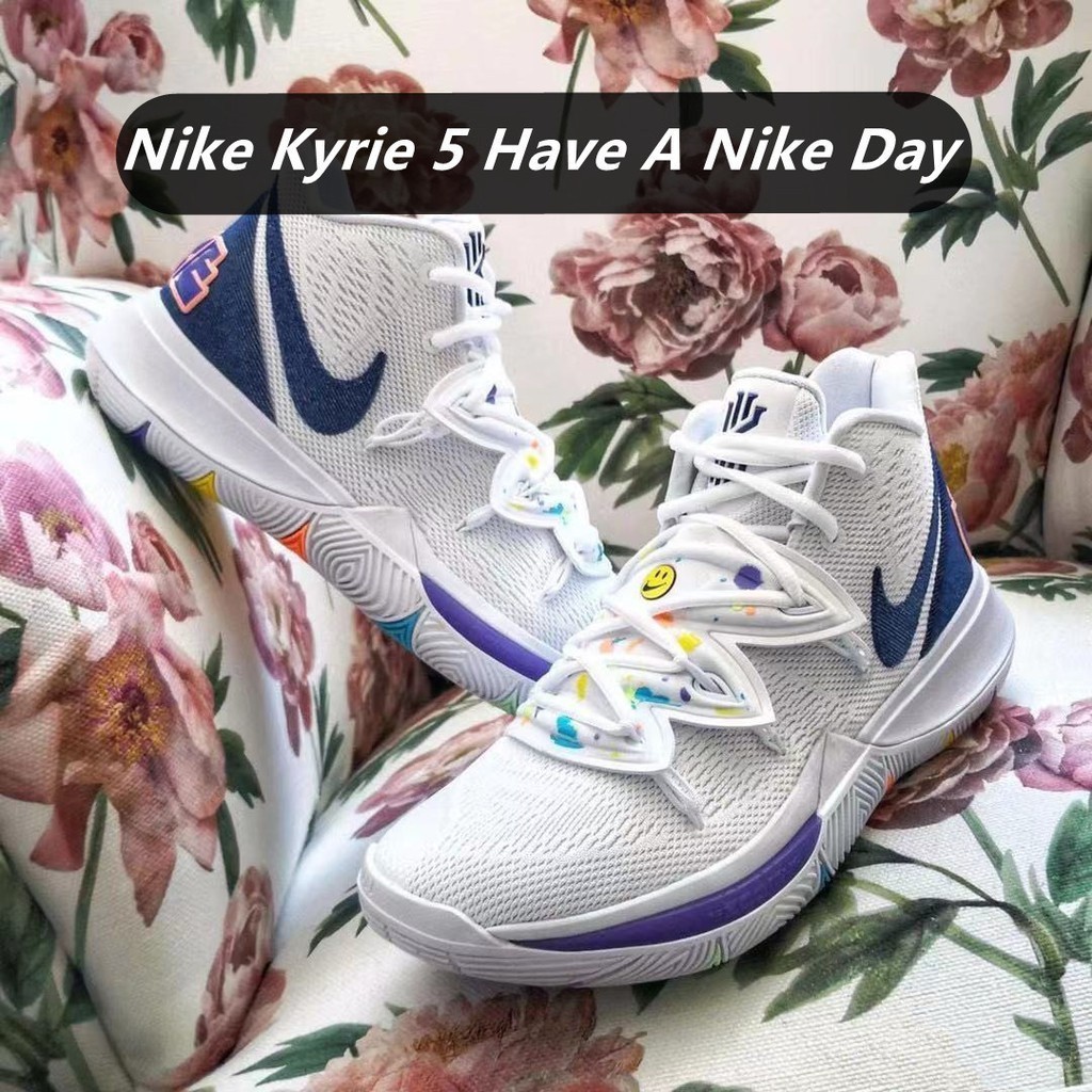 Nike Kyrie 5 รองเท้าบาสเก็ตบอล 30 สี สําหรับผู้ชาย และผู้หญิง