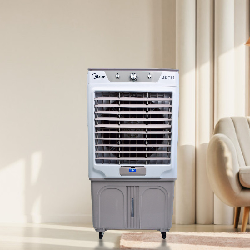 Meier พัดลมไอเย็น พัดลมไอน้ำ พัดลมปรับอากาศ 30 ลิตร เทา/ฟ้า คละสี พัดลมแอร์ แอร์เคลื่อนที่