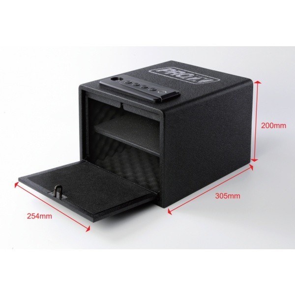 good.garden29 PROTX กล่องเก็บปืนสั้น 4 กระบอก P9FDC ขนาด 30.5x25.4x20ซม. สีดำ น้ำหนัก 6.26 KG ยอดขายอันดับ1