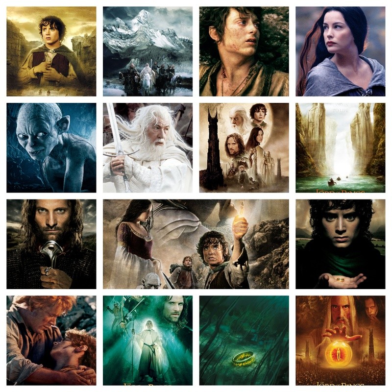 Lord of the Rings ภาพยนตร์โปสเตอร์ Hollywood ภาพยนตร์โปสเตอร์พิมพ์ภาพยนตร์พัดลมของขวัญตกแต่งห้อง