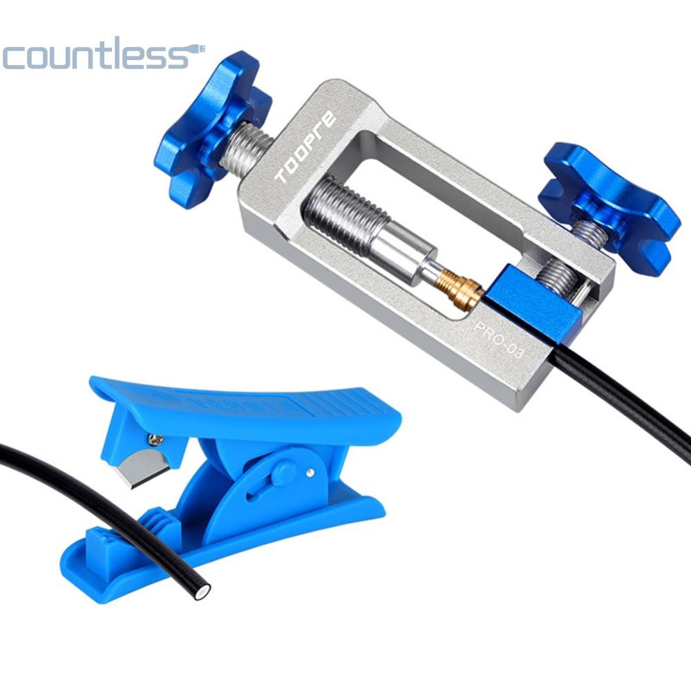 Toopre เครื่องมือติดตั้งกดเข็มน้ํามันจักรยานเครื่องตัดท่อเครื่องมือมัลติฟังก์ชั่น [counterless.th]