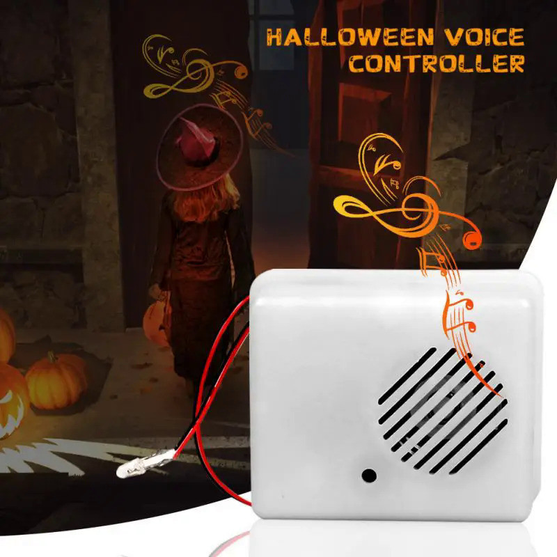 Halloween Sound Props Noise Makers Sound Sensor Scream Speaker Props Scary Sound Sensor For Hallowee