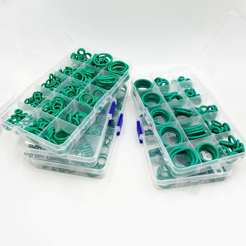 FKM Fluorine Oxygen O-ring Sealing Ring O Ring Green CS 1mm~3.1mm Oil-resistant High-temperature Cor