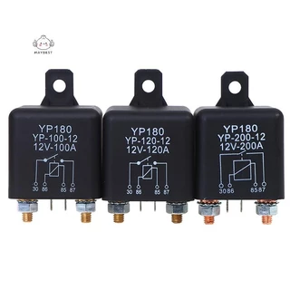 {maybest} รีเลย์สตาร์ท 200A 100A 12V/24V Power Automotive Heavy Current Start Relay {TH}